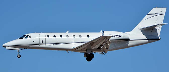 Cessna 680 Citation Sovereign N860SM, Phoenix Sky Harbor, January 24, 2016